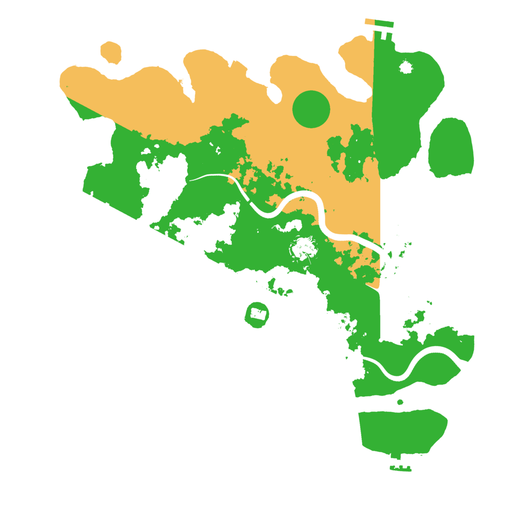Biome Rust Map: Procedural Map, Size: 3560, Seed: 2154477