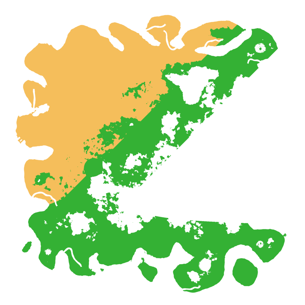 Biome Rust Map: Procedural Map, Size: 4500, Seed: 1181610323