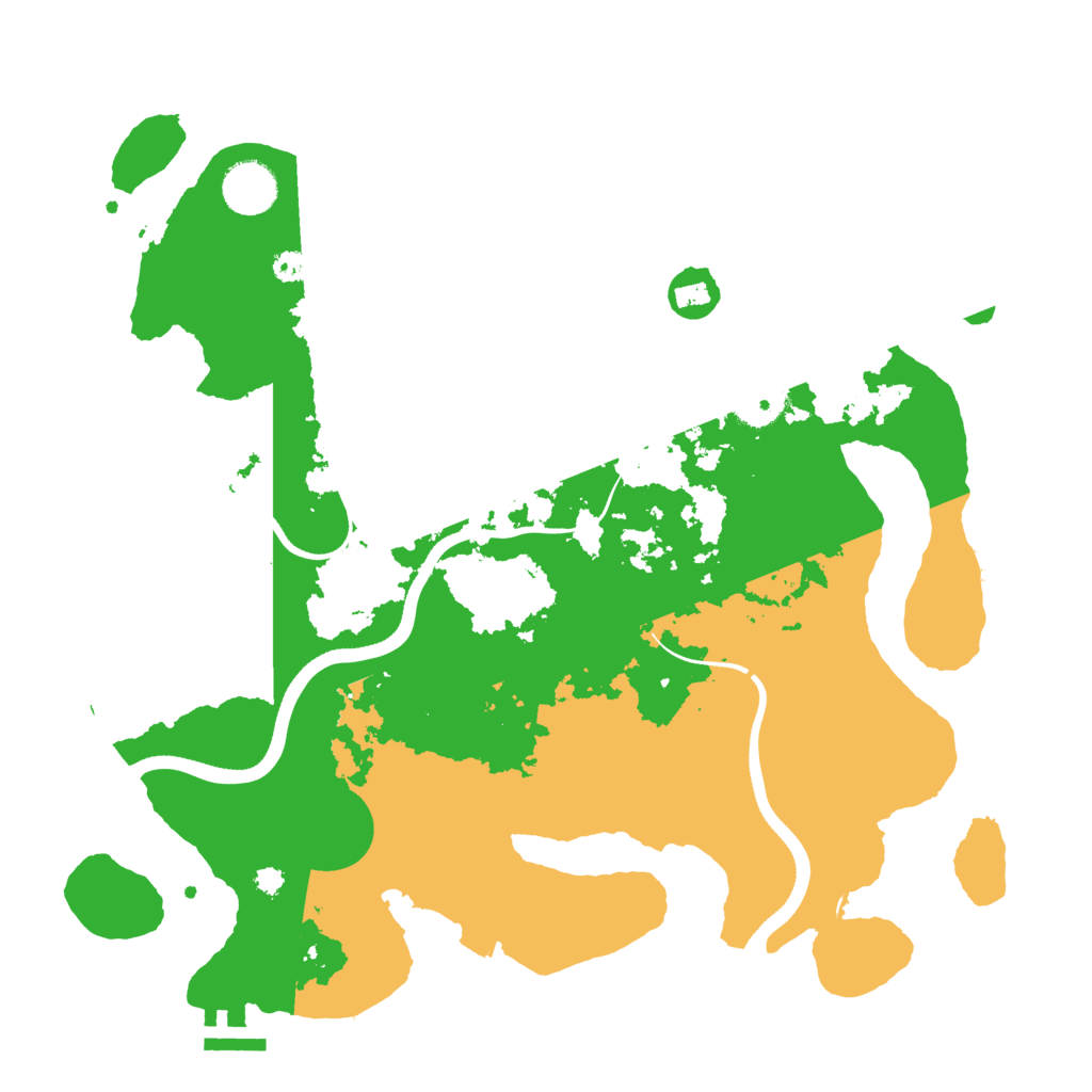 Biome Rust Map: Procedural Map, Size: 3560, Seed: 1008108