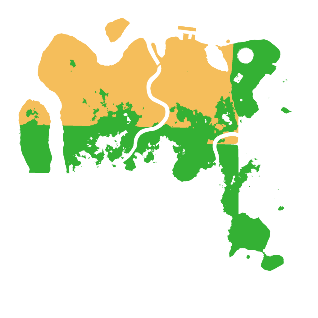 Biome Rust Map: Procedural Map, Size: 3560, Seed: 4068125