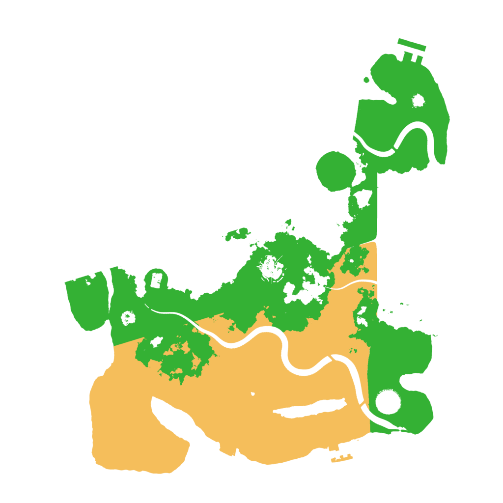 Biome Rust Map: Procedural Map, Size: 3560, Seed: 1845938