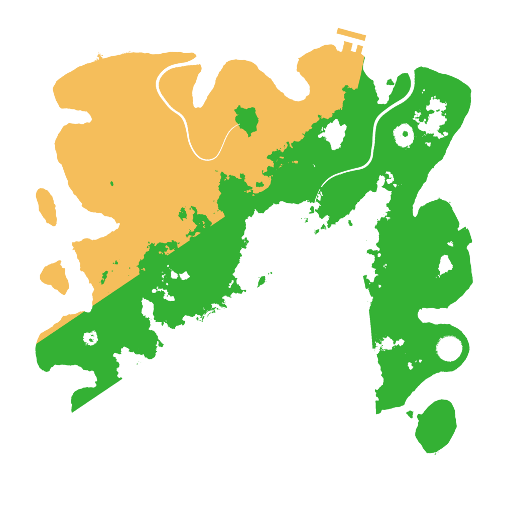 Biome Rust Map: Procedural Map, Size: 3560, Seed: 5233702