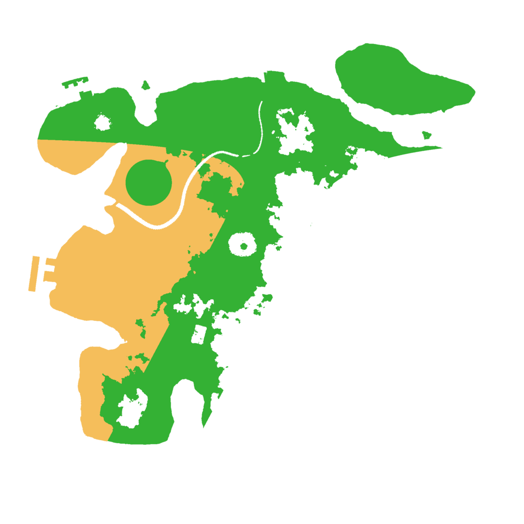 Biome Rust Map: Procedural Map, Size: 3000, Seed: 360882526