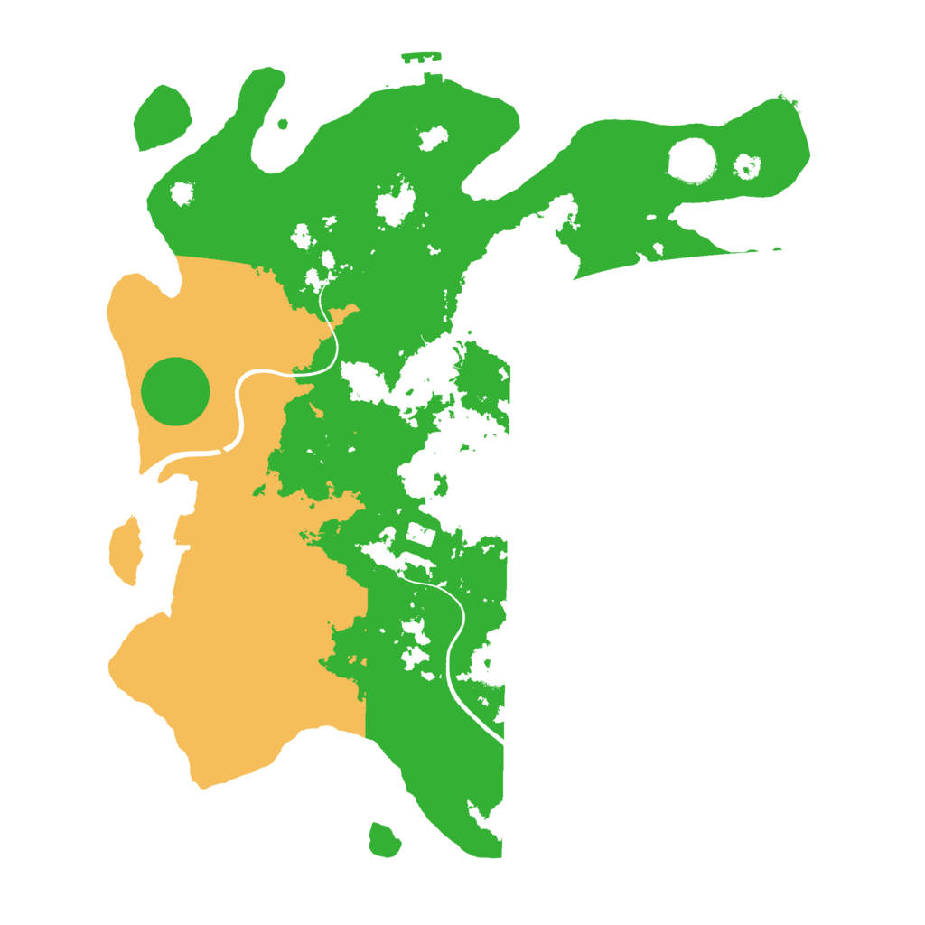 Biome Rust Map: Procedural Map, Size: 3560, Seed: 1713185