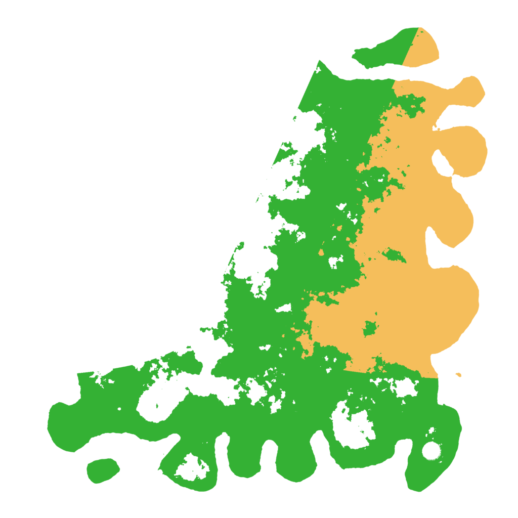 Biome Rust Map: Barren, Size: 5000, Seed: 2005688211