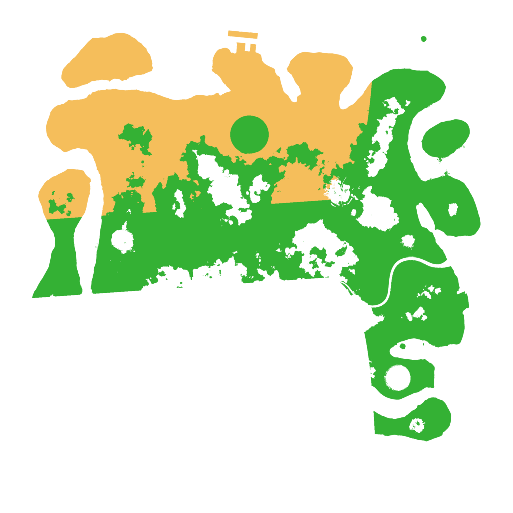 Biome Rust Map: Procedural Map, Size: 3560, Seed: 147974
