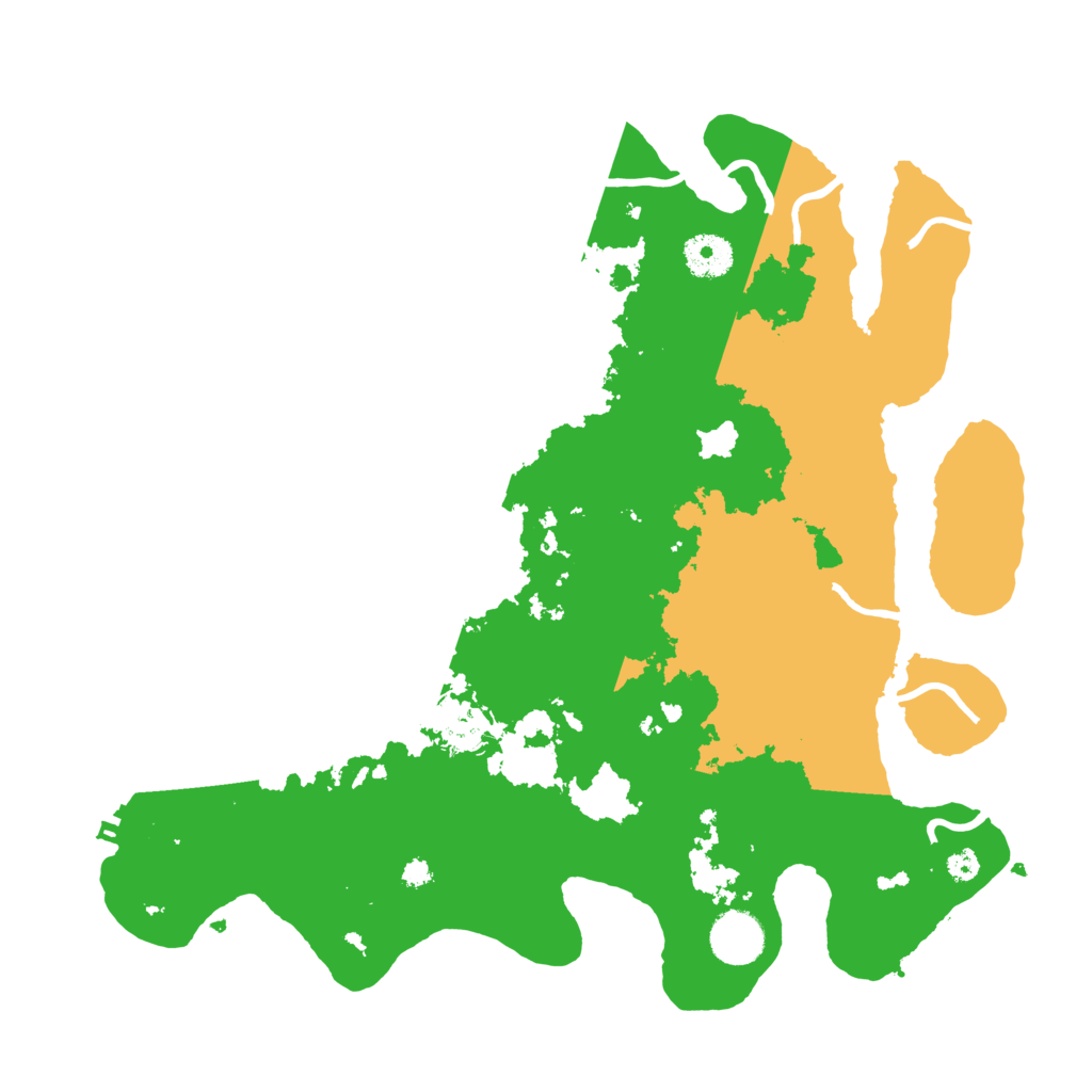 Biome Rust Map: Procedural Map, Size: 3560, Seed: 4419382