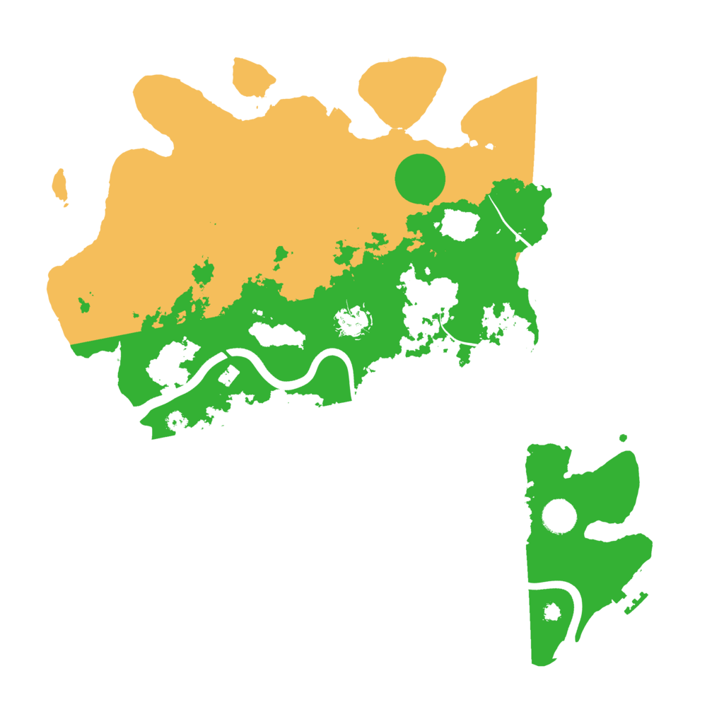 Biome Rust Map: Procedural Map, Size: 3800, Seed: 1766916111