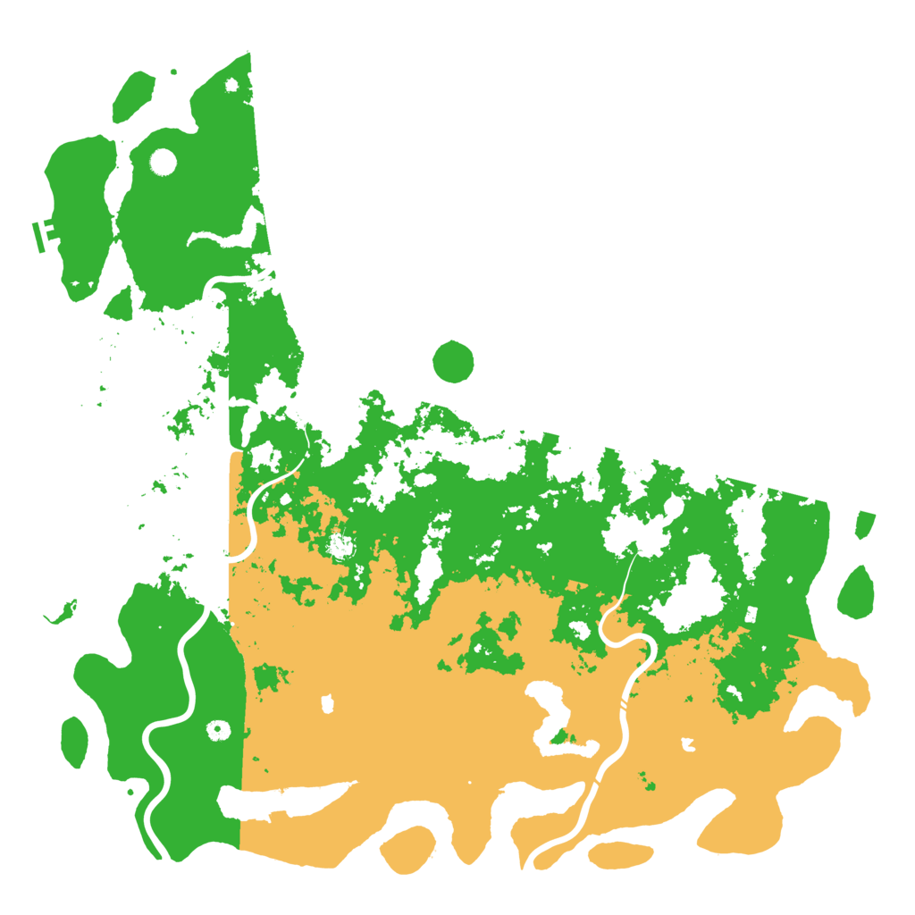 Biome Rust Map: Procedural Map, Size: 6000, Seed: 560254