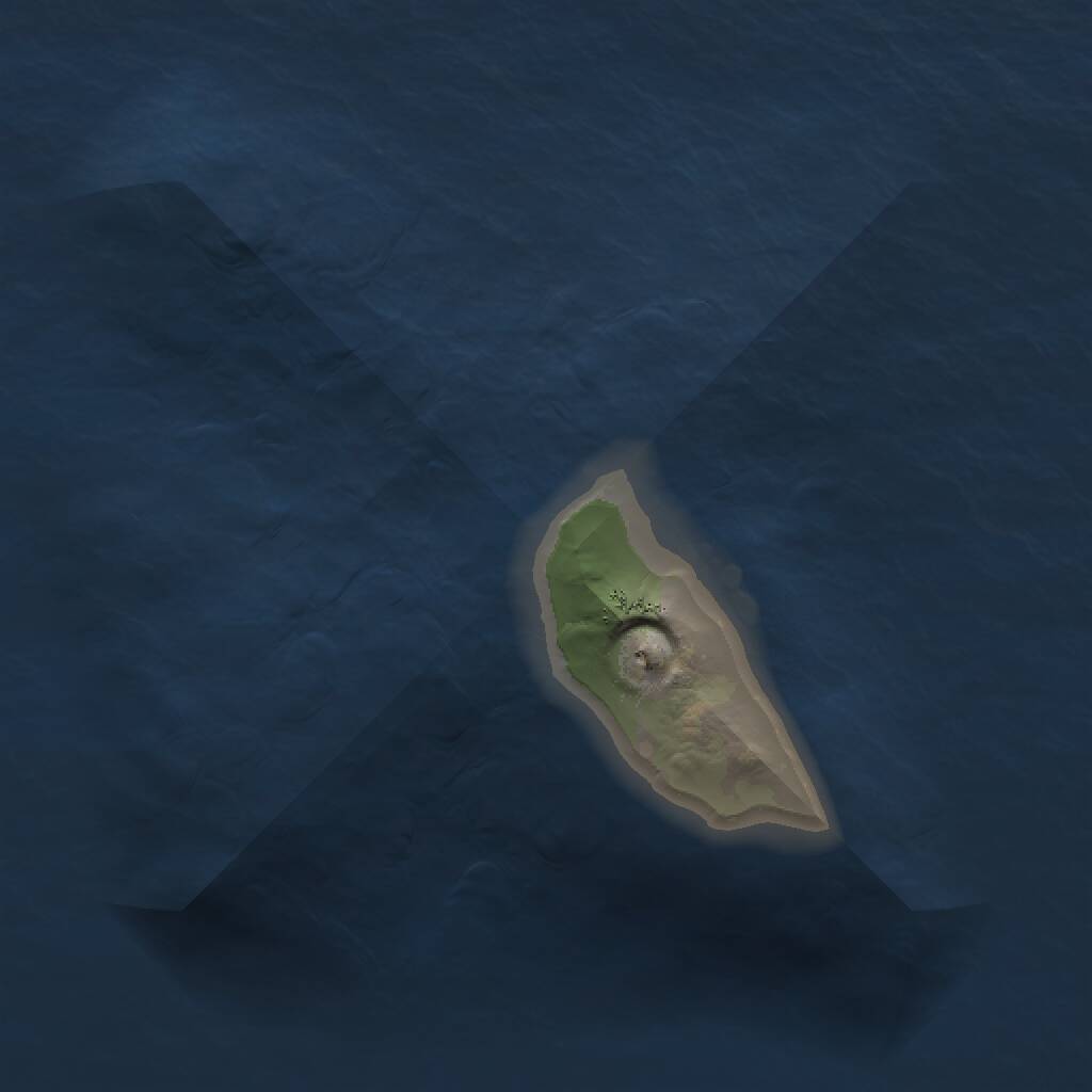 Rust Map: Procedural Map, Size: 1000, Seed: 6436, 1 Monuments