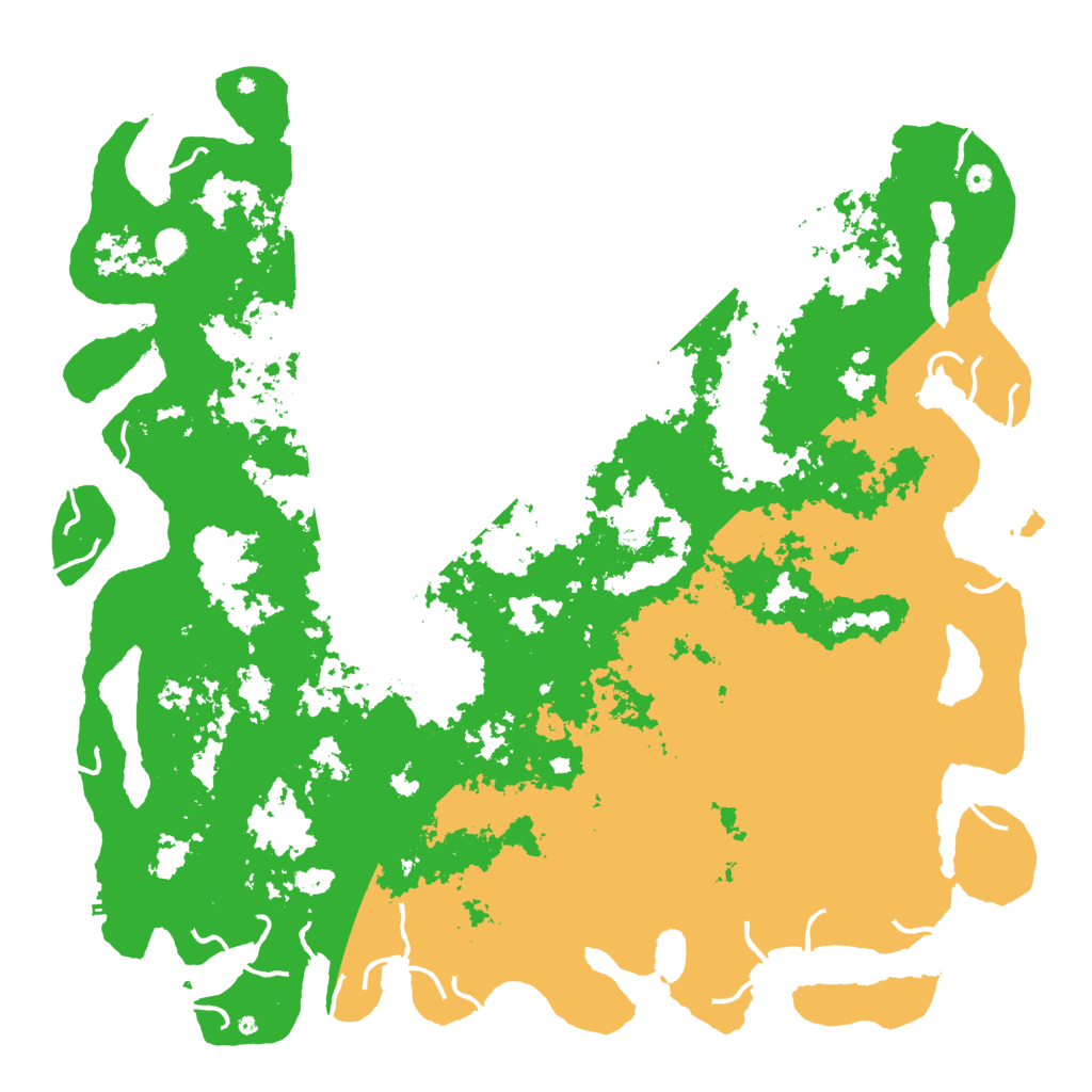 Biome Rust Map: Procedural Map, Size: 6000, Seed: 627439