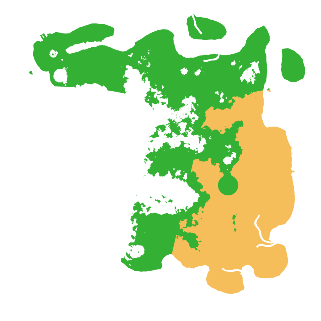 Biome Rust Map: Procedural Map, Size: 4200, Seed: 1000