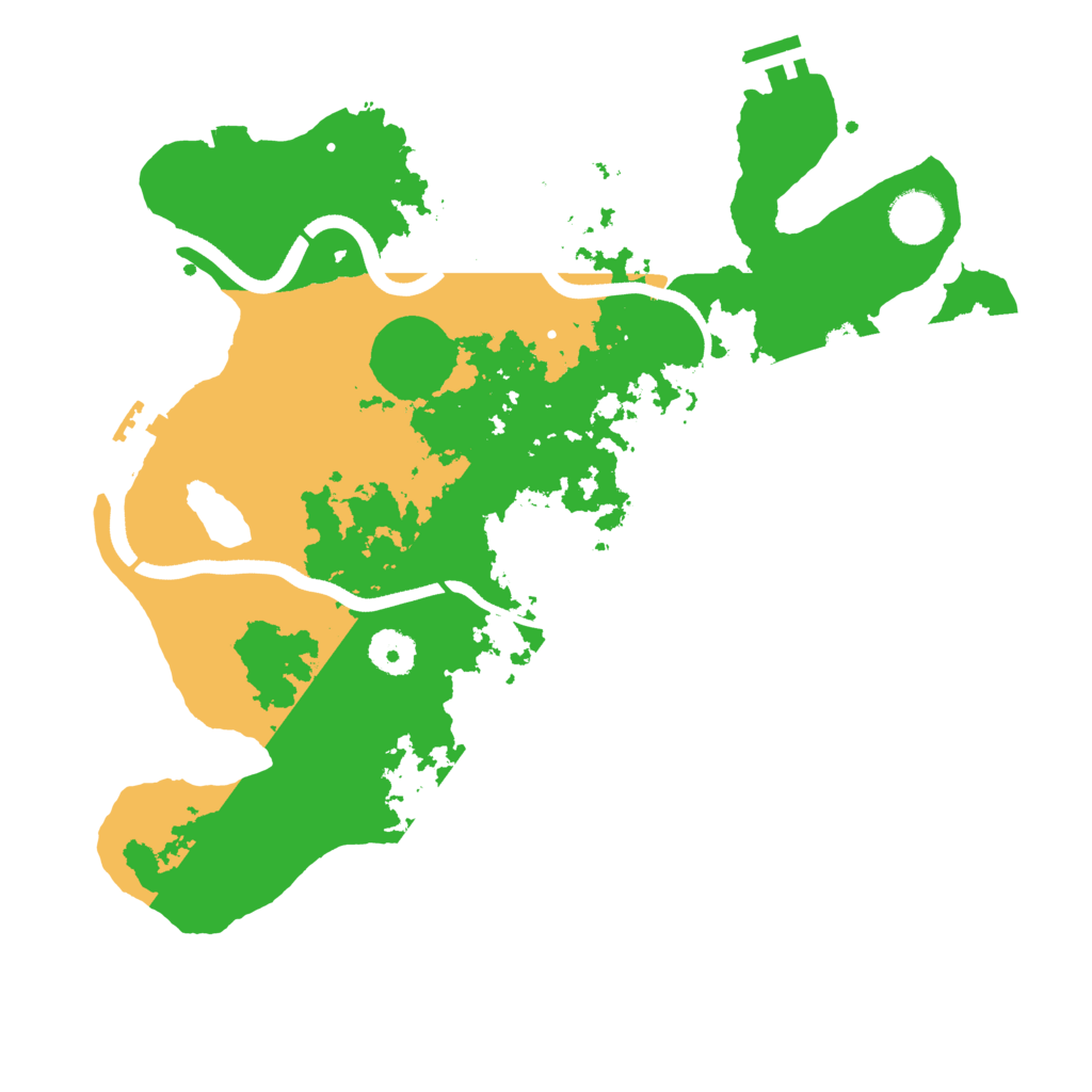 Biome Rust Map: Procedural Map, Size: 3560, Seed: 669025