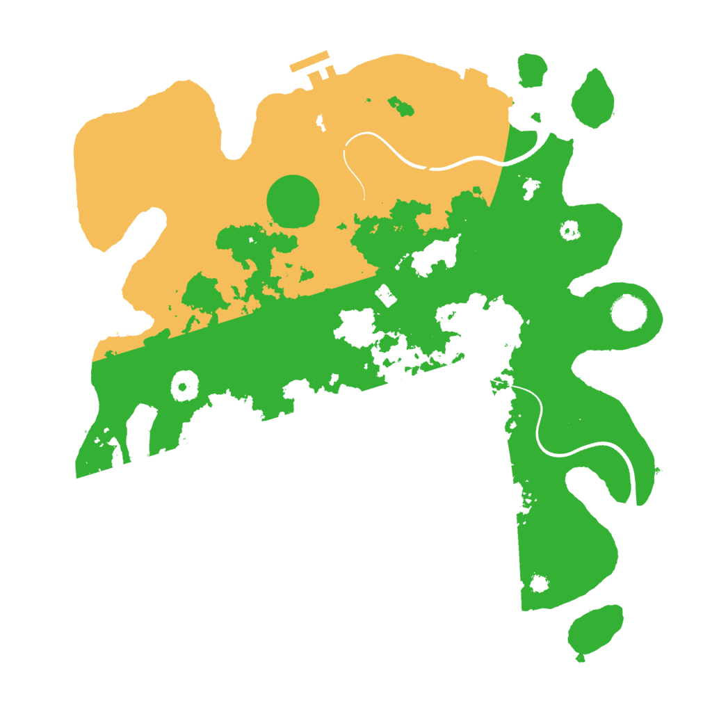 Biome Rust Map: Procedural Map, Size: 3560, Seed: 5874676