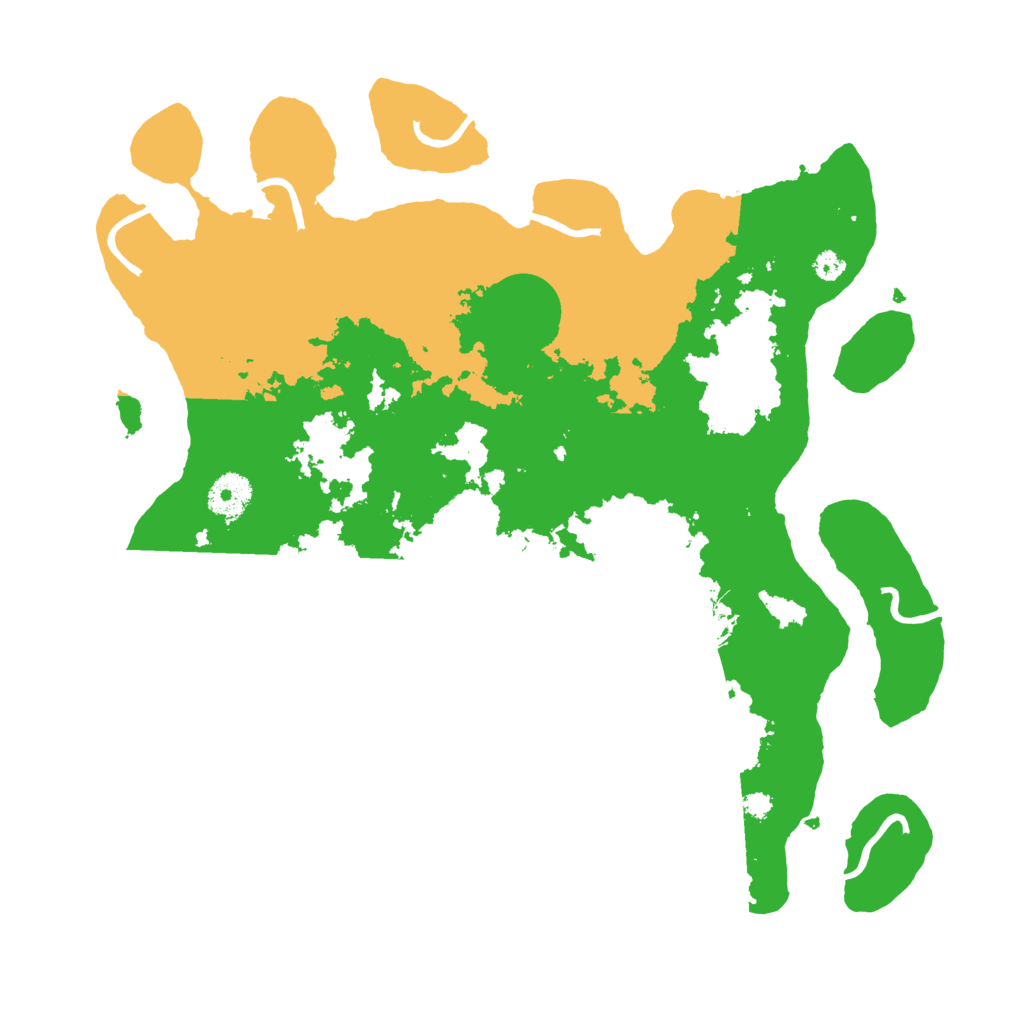 Biome Rust Map: Procedural Map, Size: 3560, Seed: 5119867