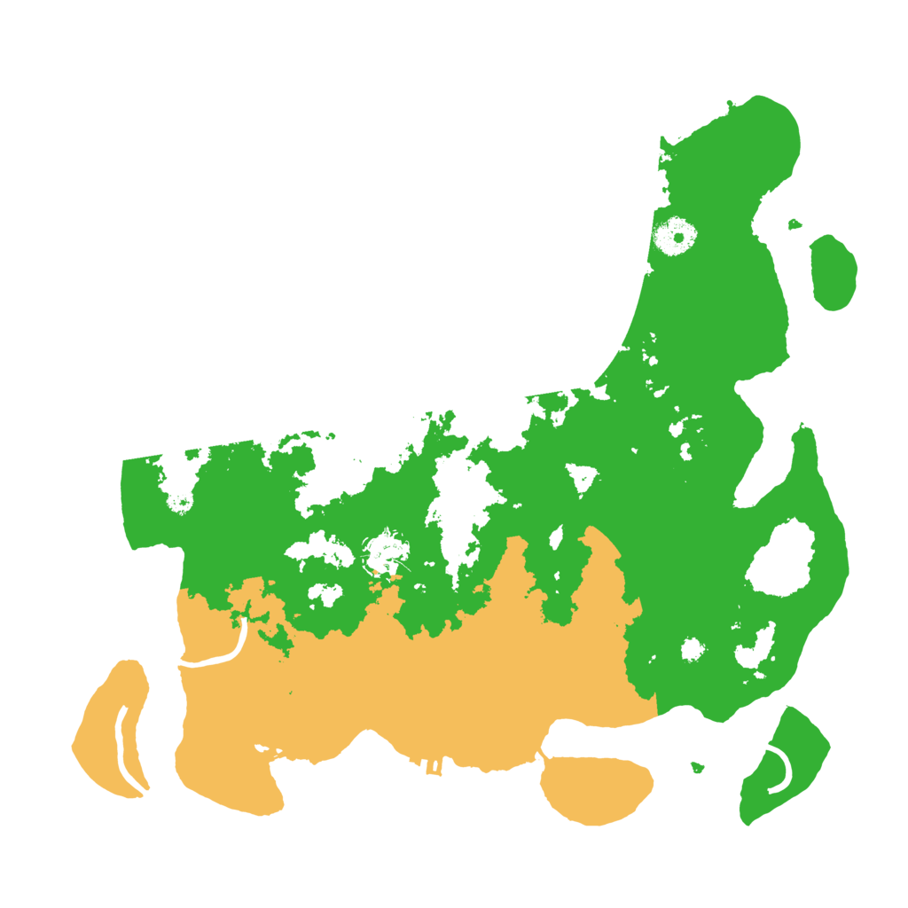 Biome Rust Map: Procedural Map, Size: 3560, Seed: 2881614