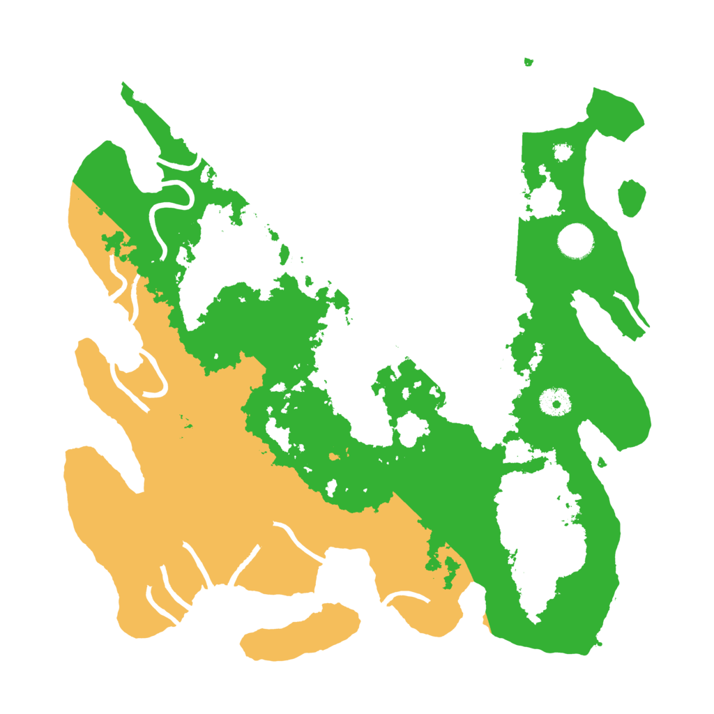 Biome Rust Map: Procedural Map, Size: 3560, Seed: 1373867