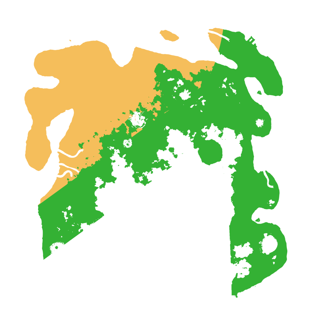 Biome Rust Map: Procedural Map, Size: 3560, Seed: 4658060