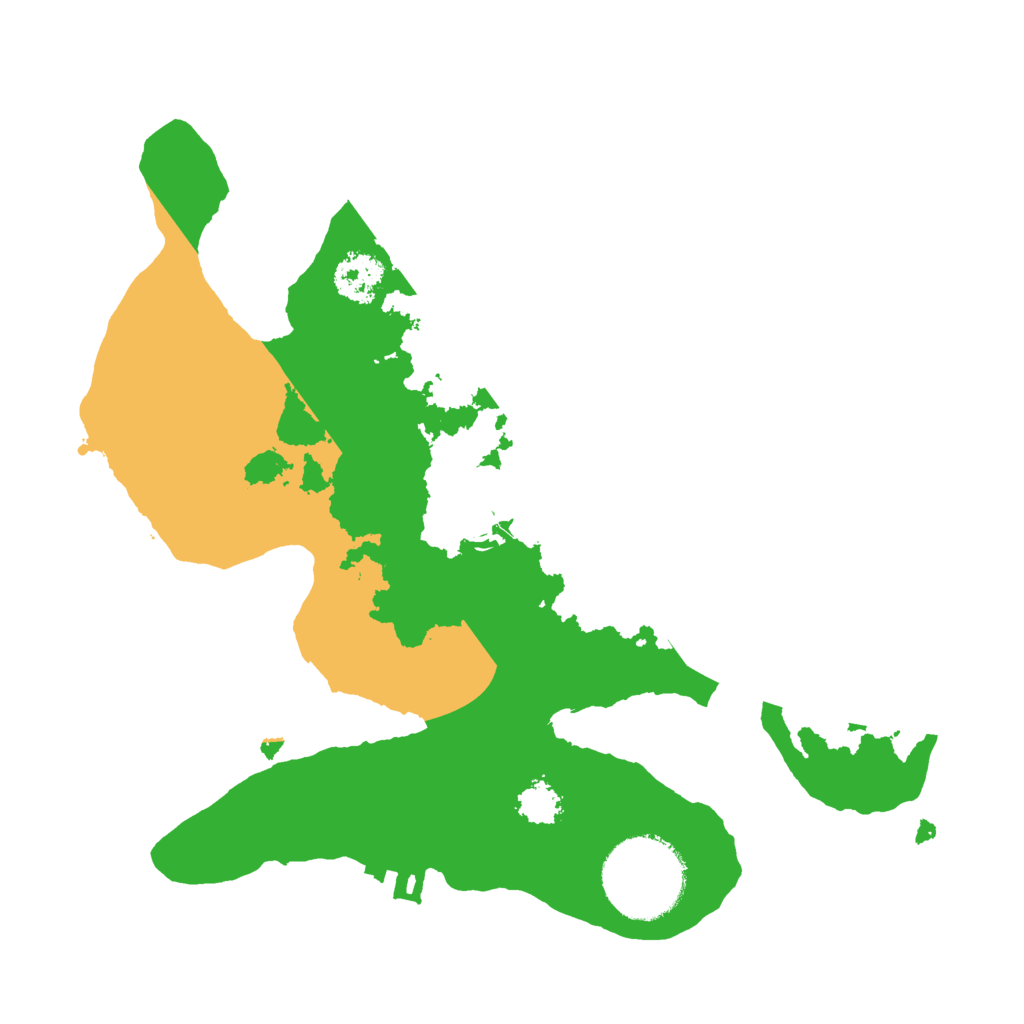 Biome Rust Map: Procedural Map, Size: 2200, Seed: 56213