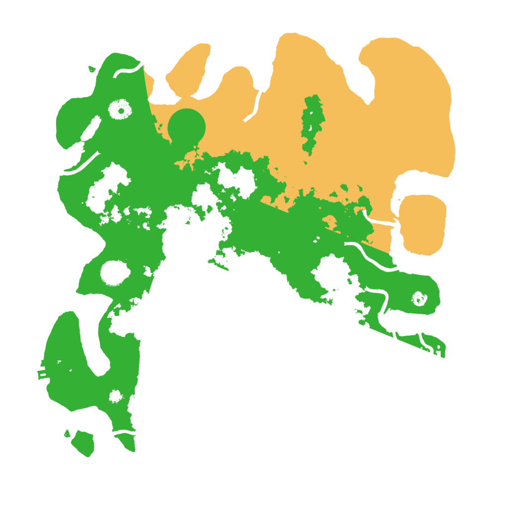 Biome Rust Map: Procedural Map, Size: 3560, Seed: 1026186