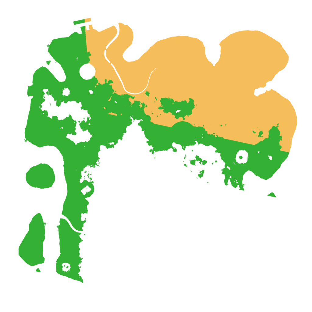 Biome Rust Map: Procedural Map, Size: 3560, Seed: 4545144