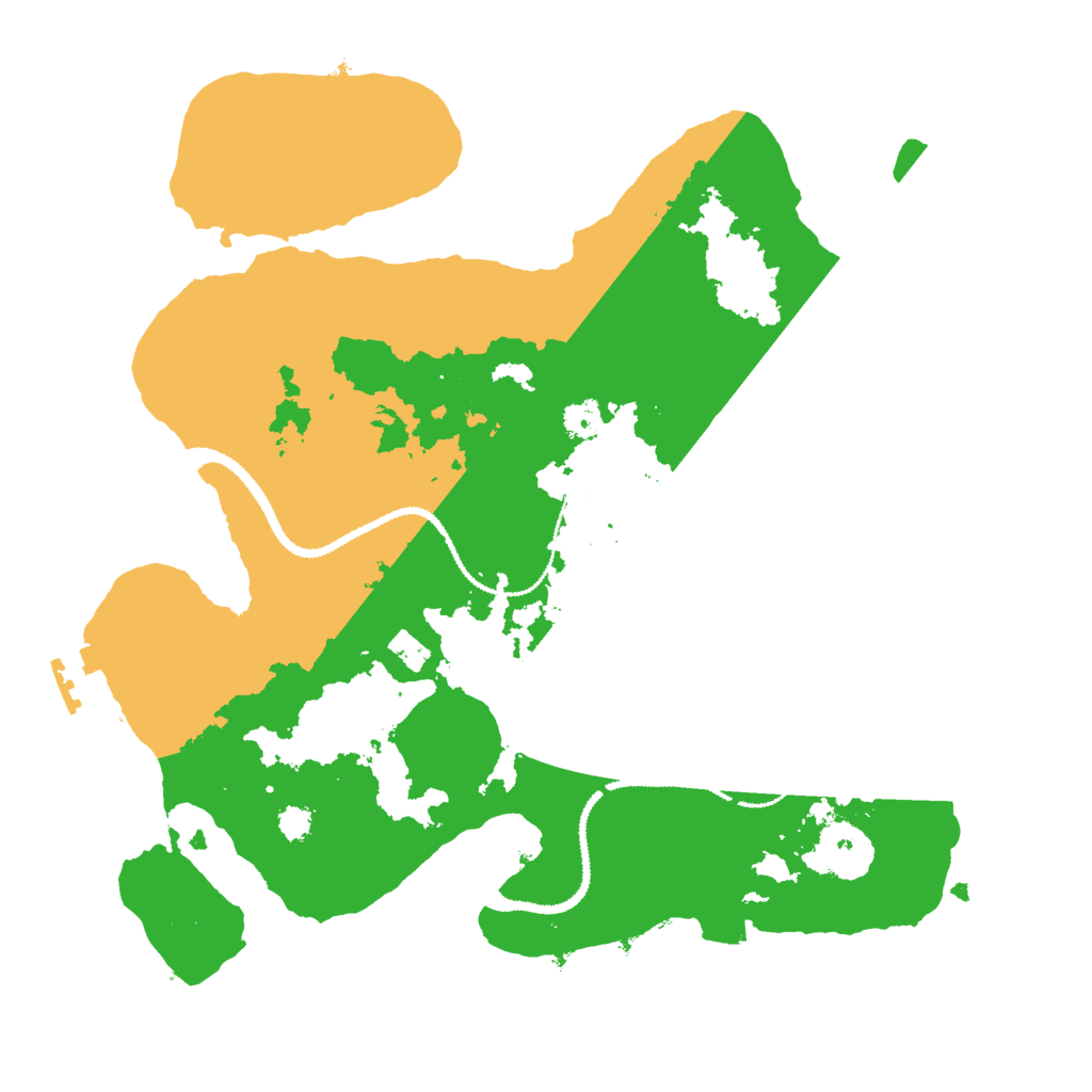 Biome Rust Map: Procedural Map, Size: 2900, Seed: 4