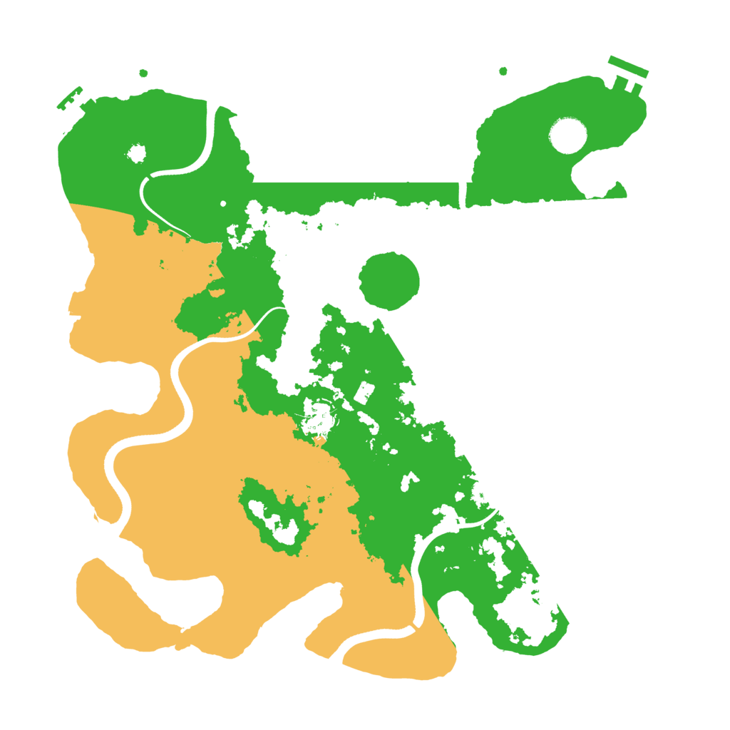 Biome Rust Map: Procedural Map, Size: 3560, Seed: 3298529