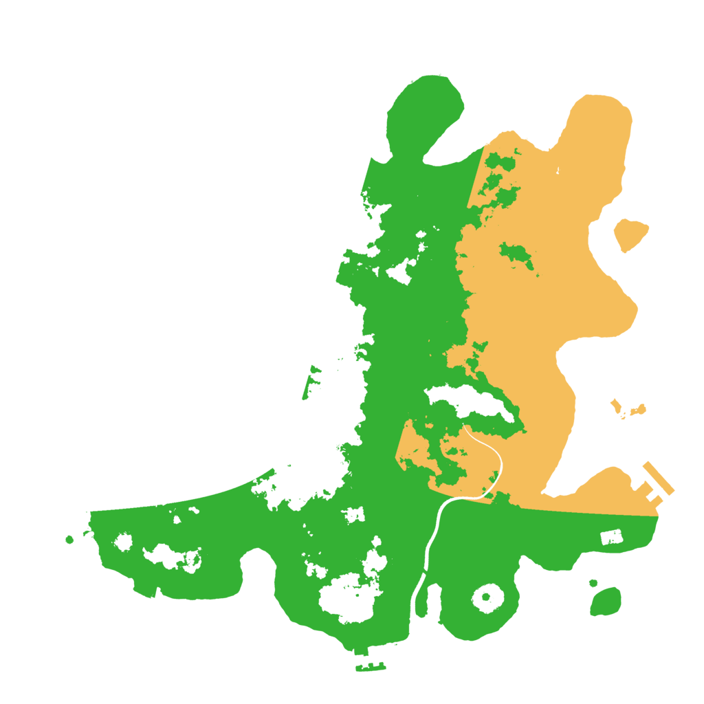 Biome Rust Map: Procedural Map, Size: 3560, Seed: 5129238