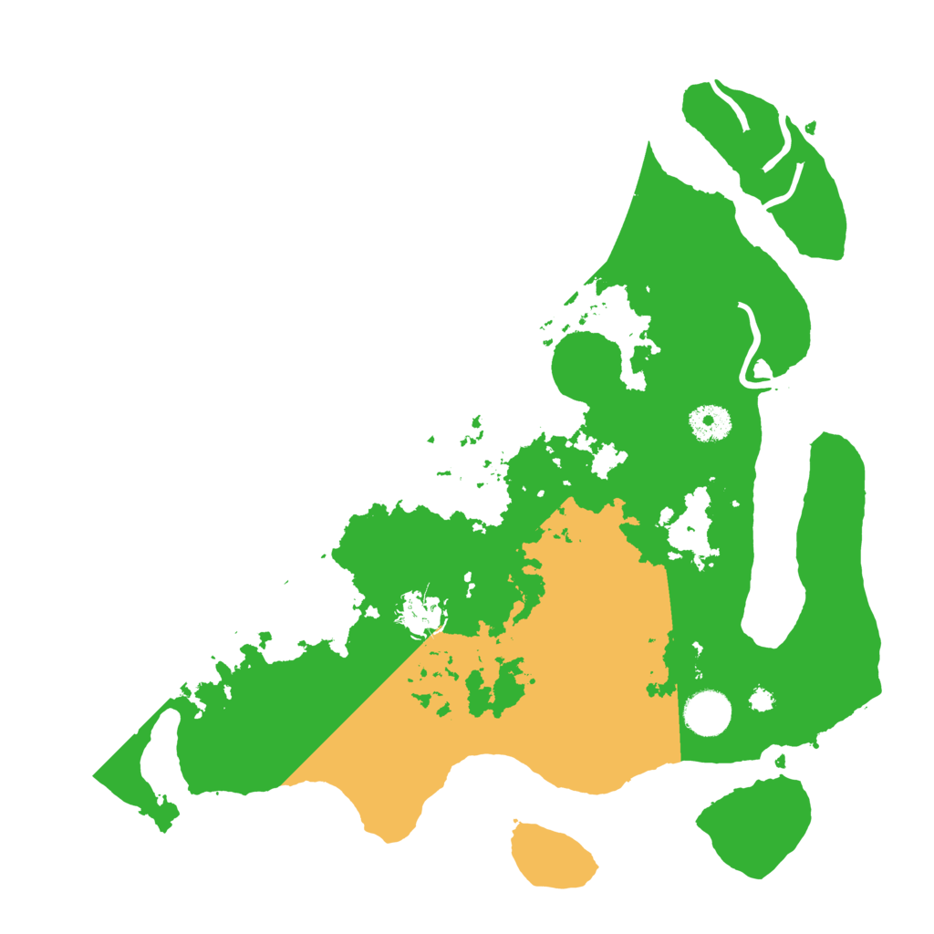 Biome Rust Map: Procedural Map, Size: 3560, Seed: 1263929