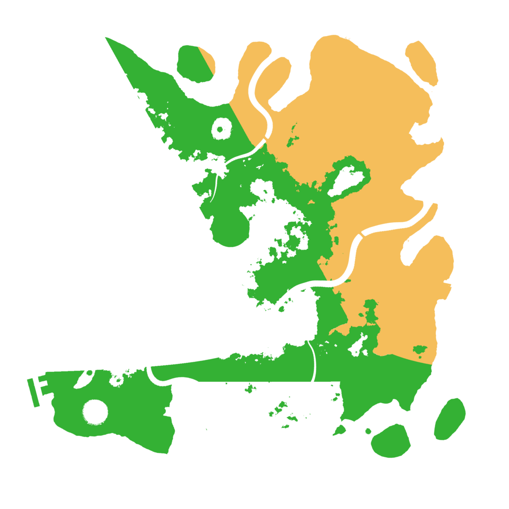 Biome Rust Map: Procedural Map, Size: 3560, Seed: 5485739