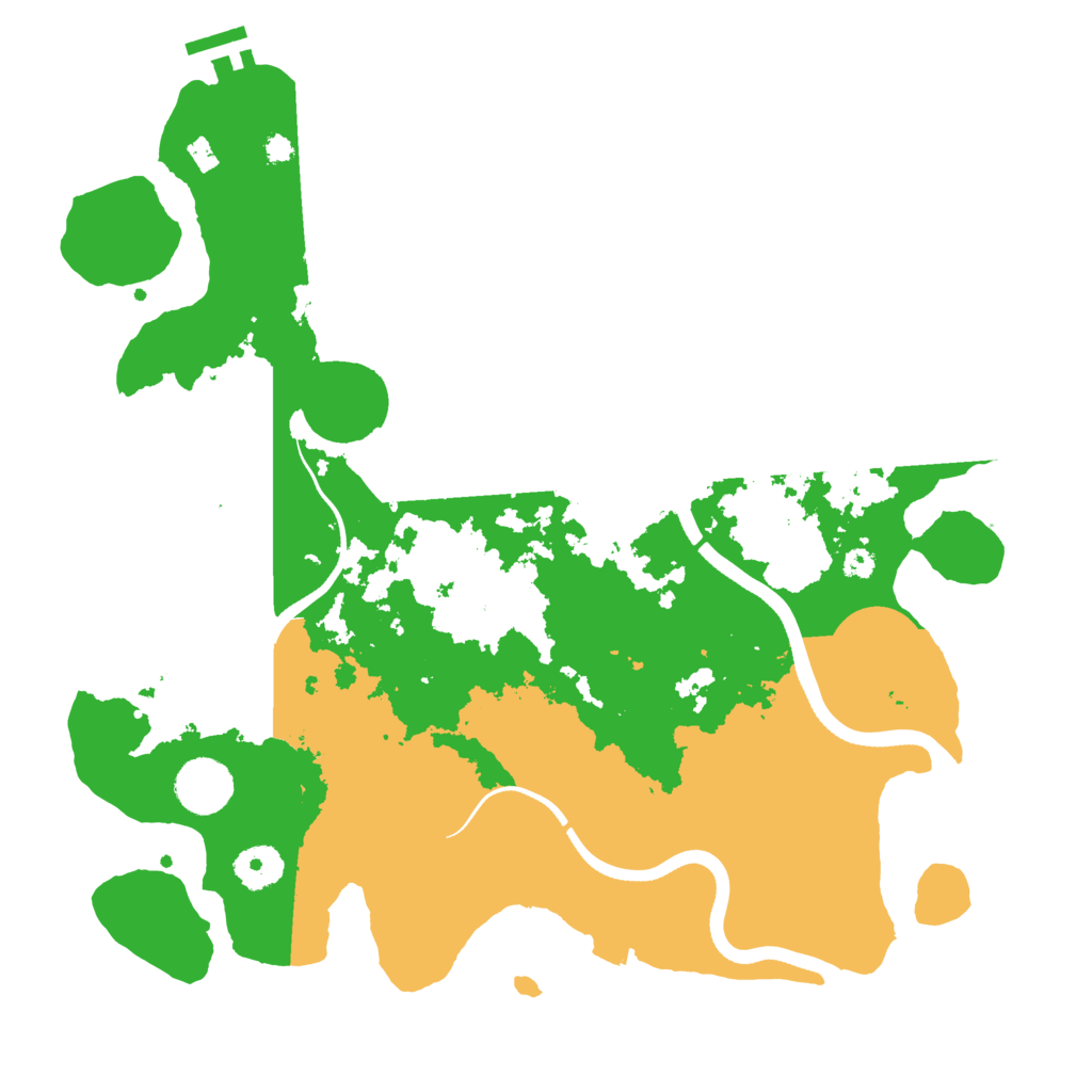 Biome Rust Map: Procedural Map, Size: 3560, Seed: 4389256