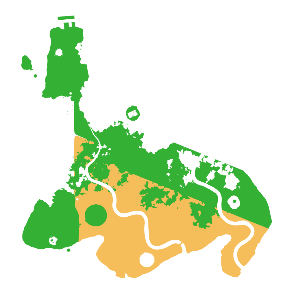 Biome Rust Map: Procedural Map, Size: 3560, Seed: 2076925