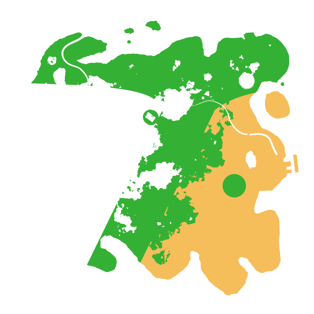 Biome Rust Map: Procedural Map, Size: 3560, Seed: 2005946