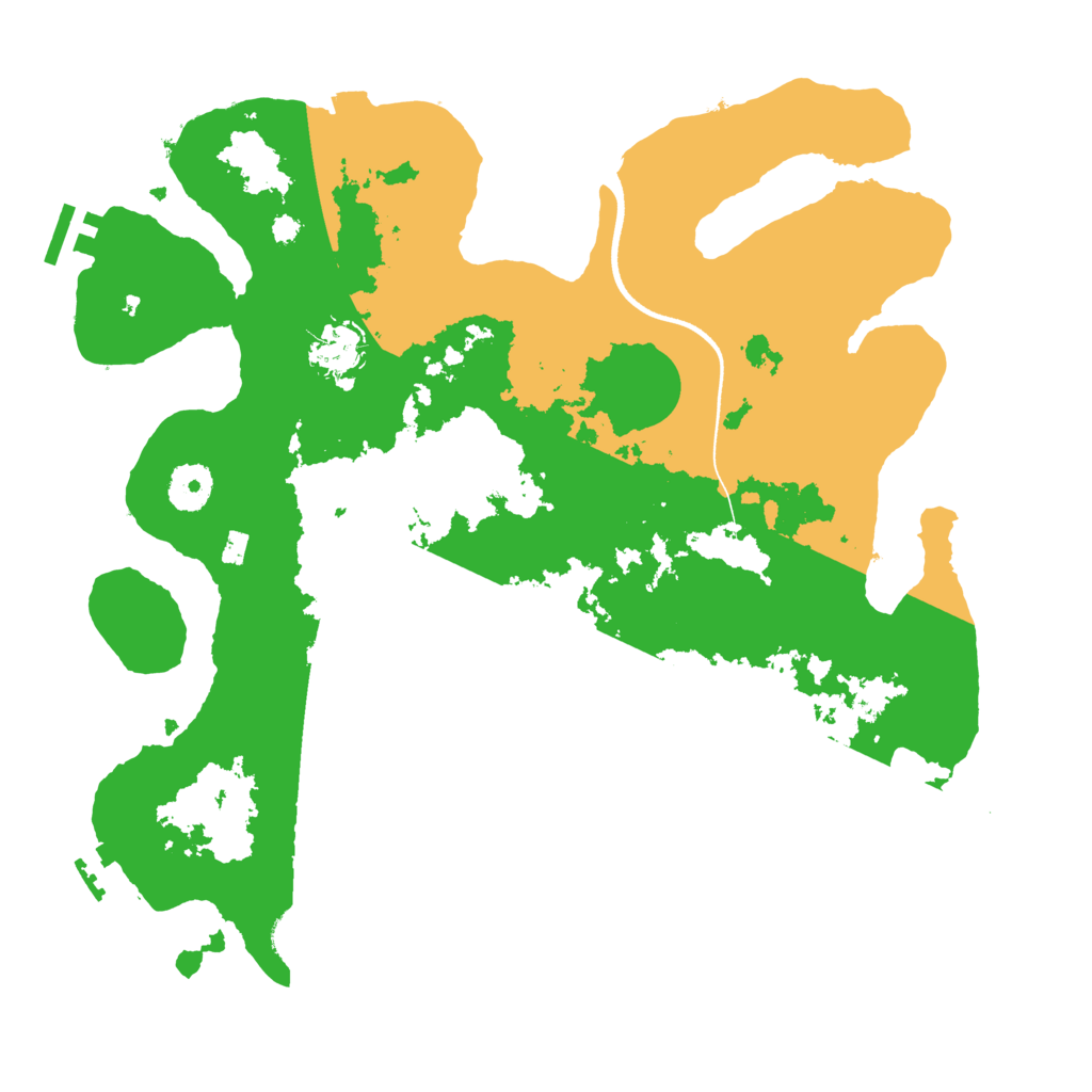 Biome Rust Map: Procedural Map, Size: 3560, Seed: 2475862