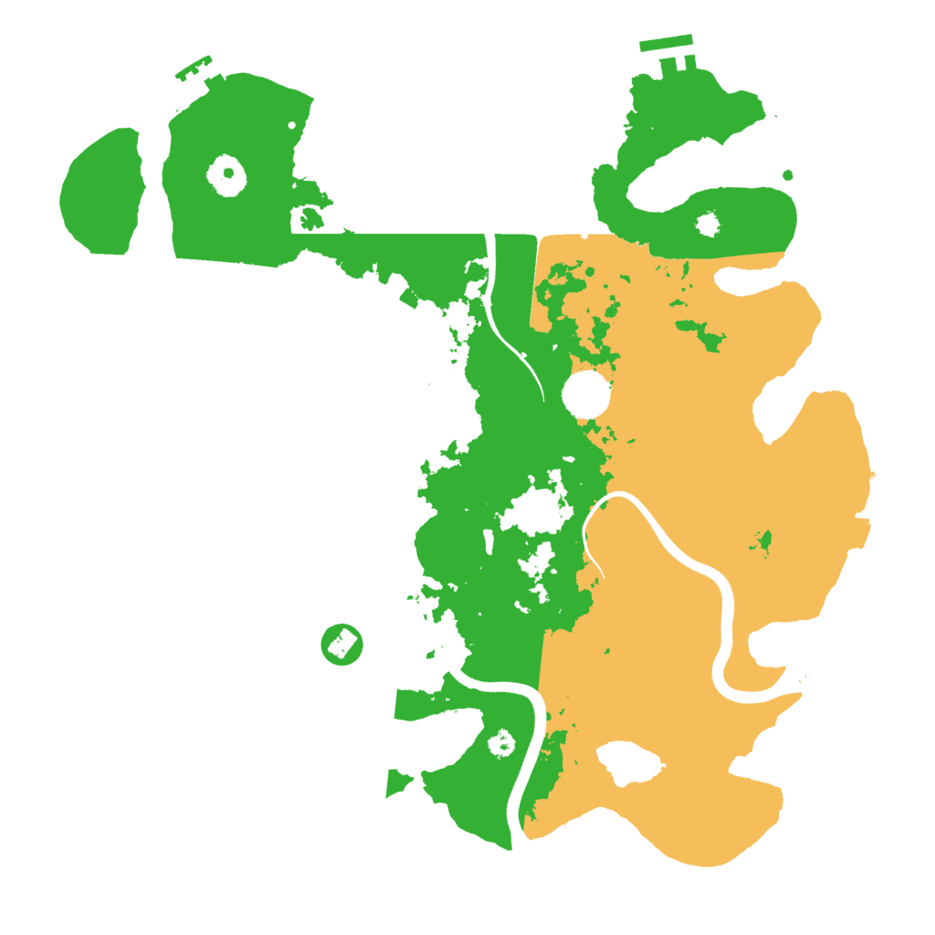 Biome Rust Map: Procedural Map, Size: 3560, Seed: 4387535