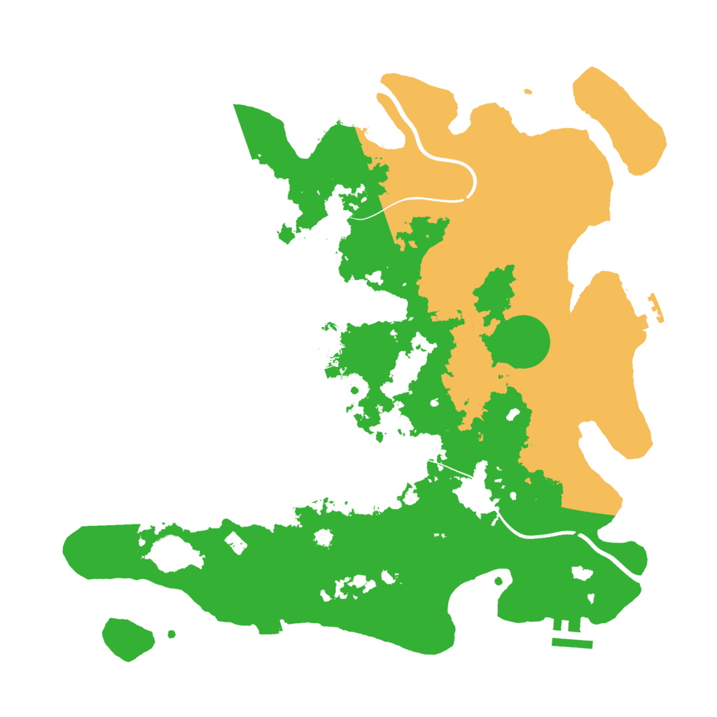 Biome Rust Map: Procedural Map, Size: 3560, Seed: 3641133