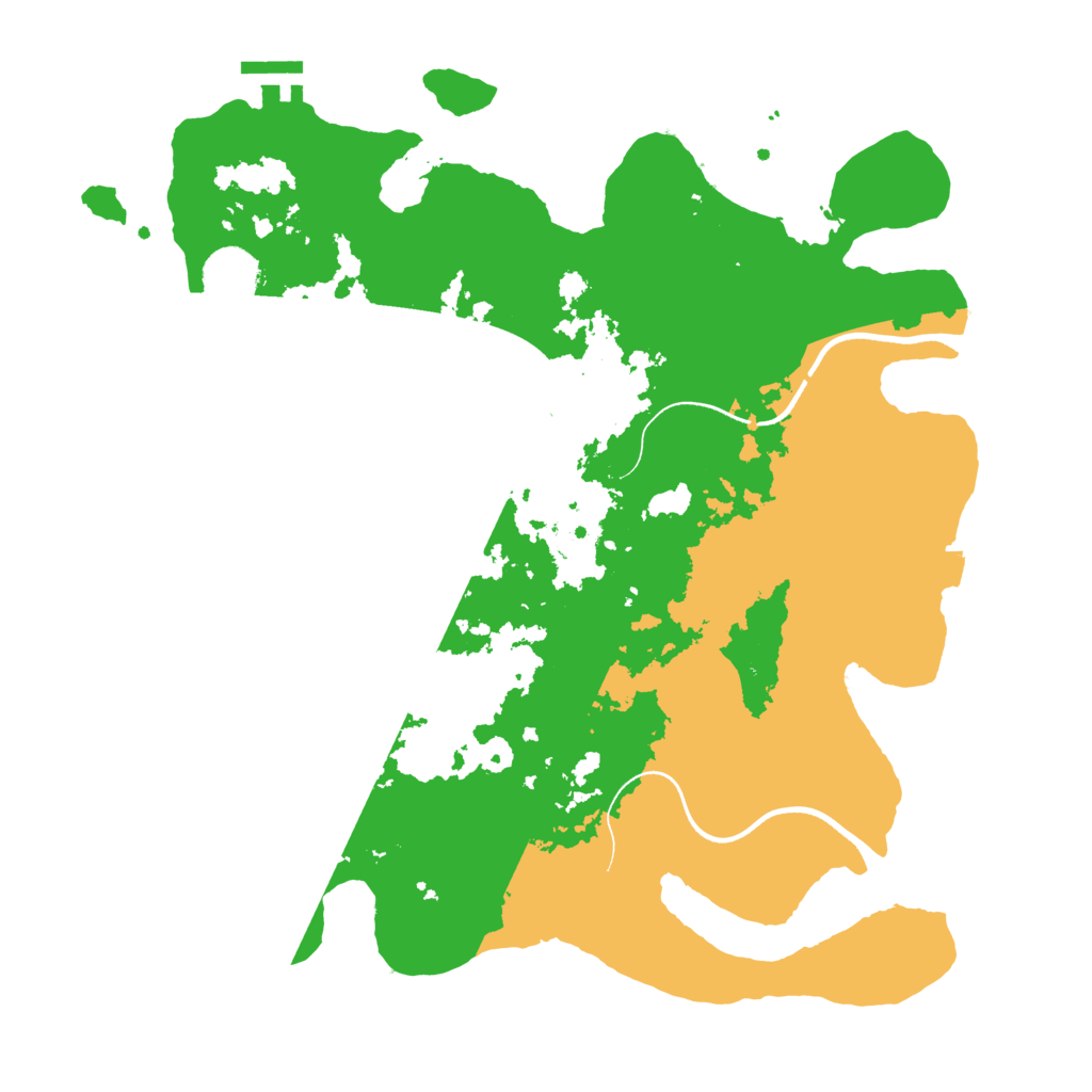 Biome Rust Map: Procedural Map, Size: 3560, Seed: 1181180