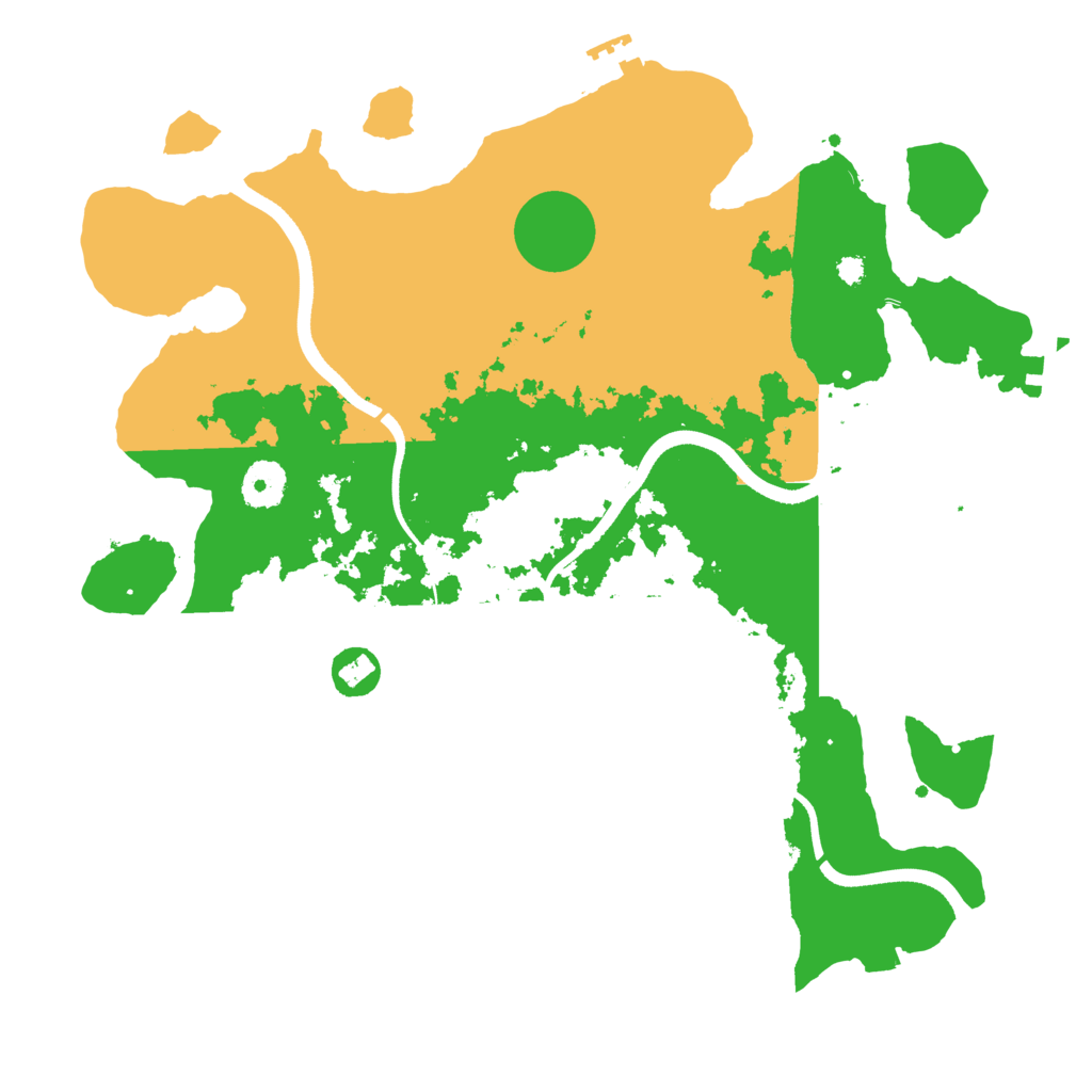 Biome Rust Map: Procedural Map, Size: 3560, Seed: 1683945