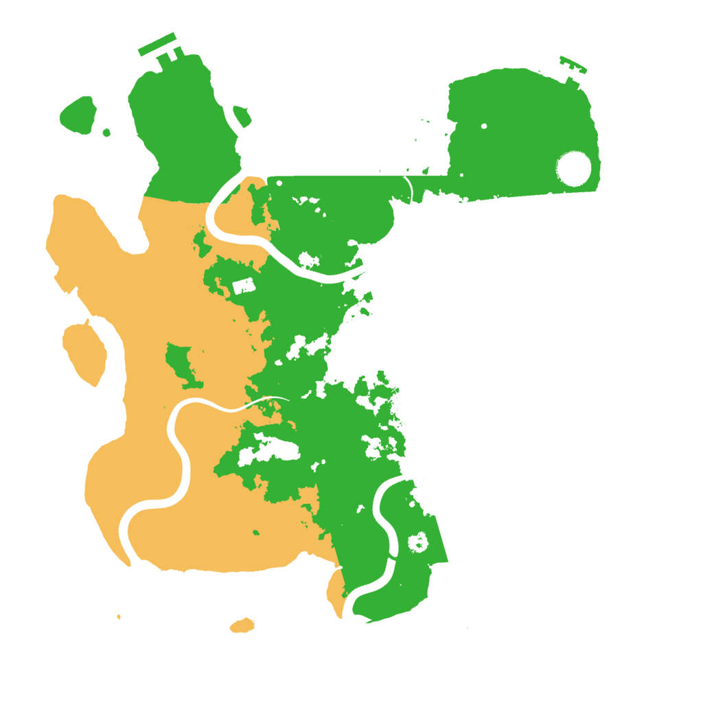 Biome Rust Map: Procedural Map, Size: 3560, Seed: 5555276