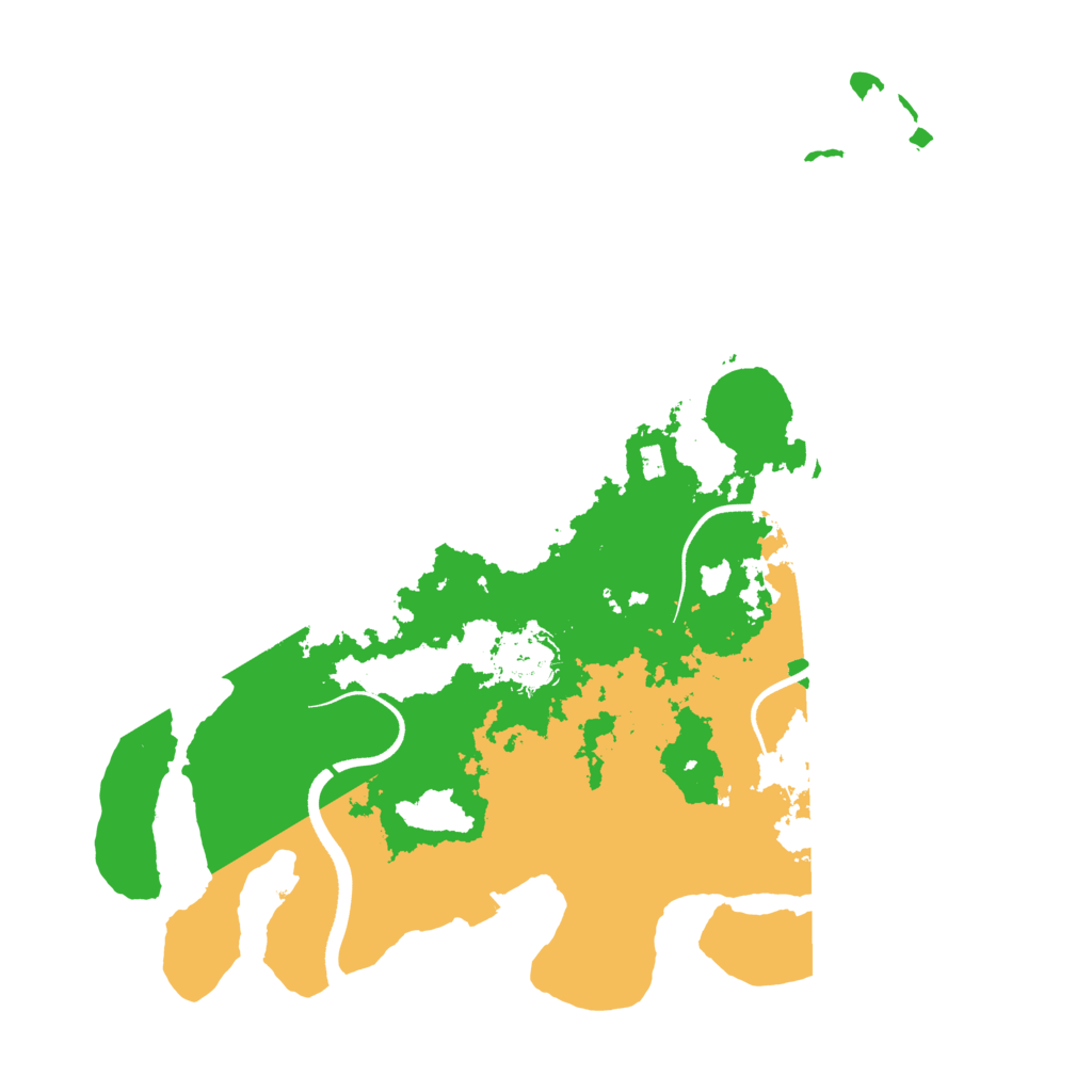 Biome Rust Map: Procedural Map, Size: 3560, Seed: 2411811