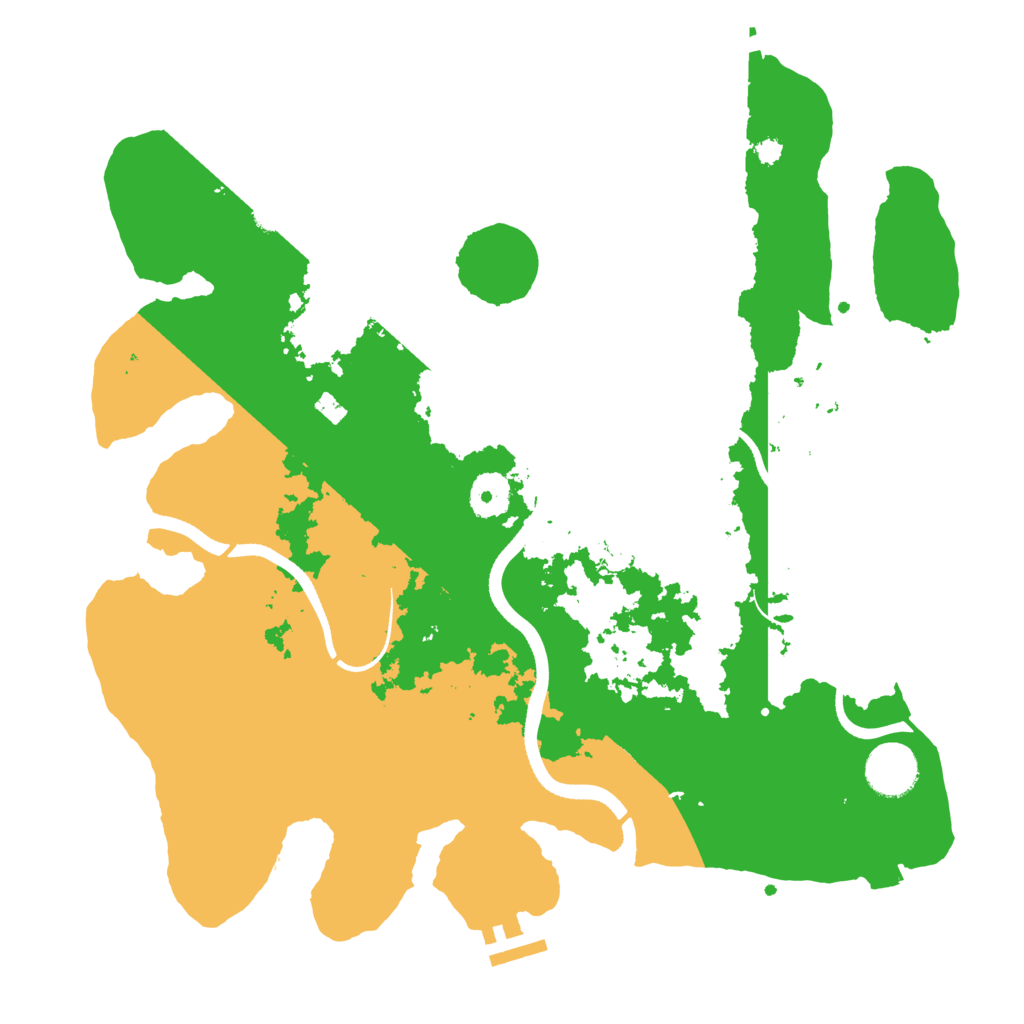 Biome Rust Map: Procedural Map, Size: 3560, Seed: 5599139