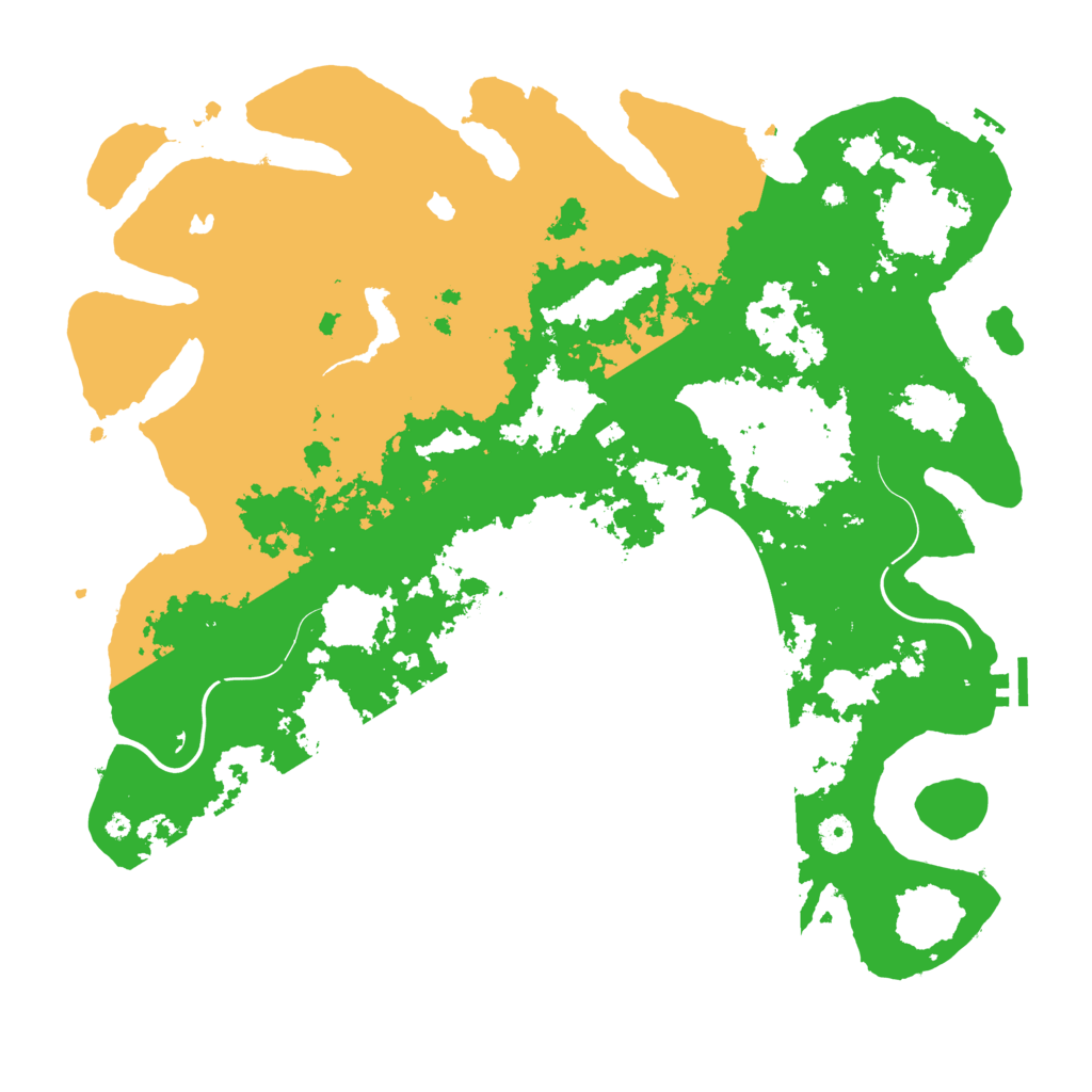 Biome Rust Map: Procedural Map, Size: 4500, Seed: 453683543