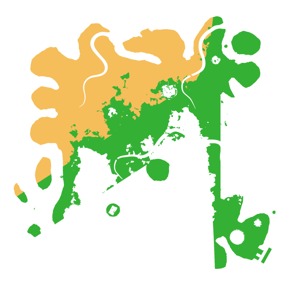 Biome Rust Map: Procedural Map, Size: 3560, Seed: 3348085