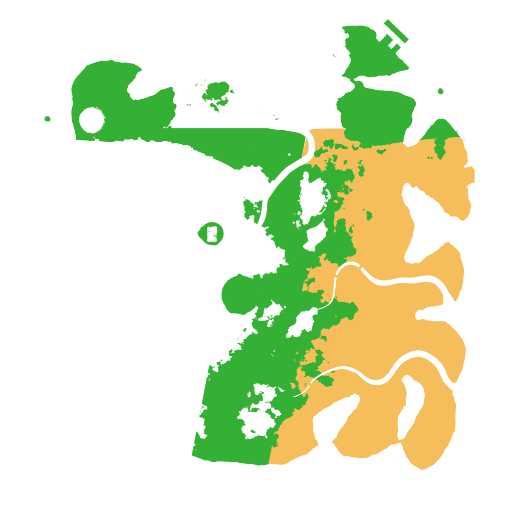 Biome Rust Map: Procedural Map, Size: 3560, Seed: 1664561