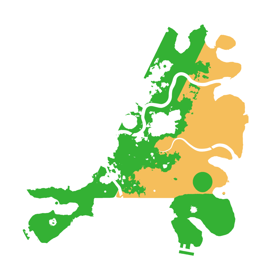 Biome Rust Map: Procedural Map, Size: 3560, Seed: 3141541