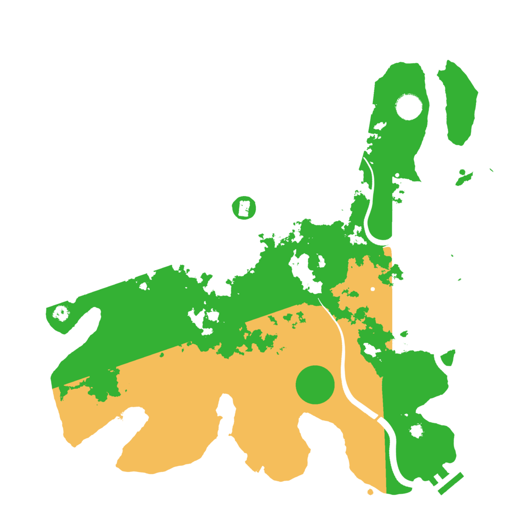 Biome Rust Map: Procedural Map, Size: 3560, Seed: 5226559