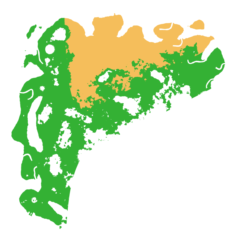 Biome Rust Map: Procedural Map, Size: 4500, Seed: 3651991