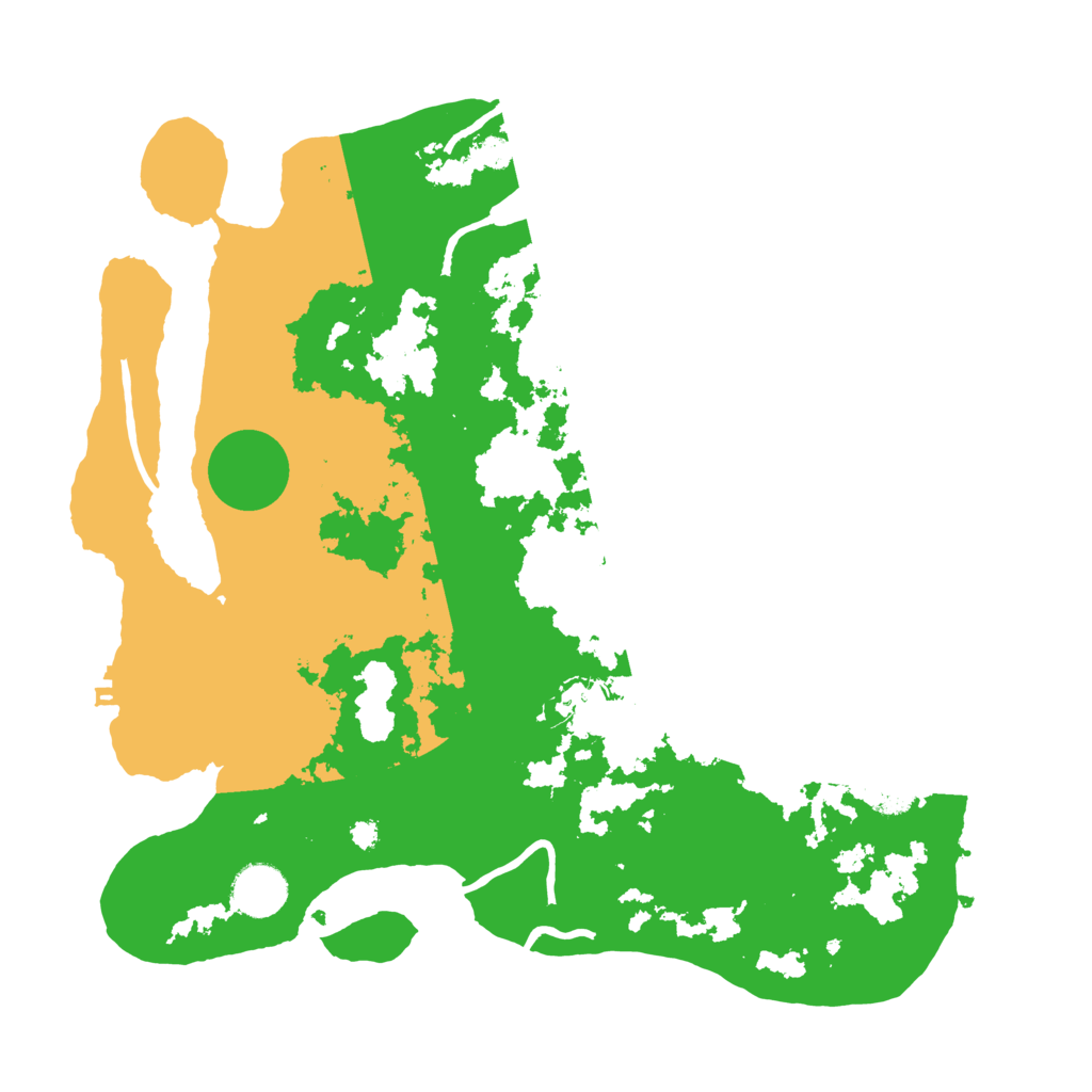 Biome Rust Map: Procedural Map, Size: 3560, Seed: 2187323