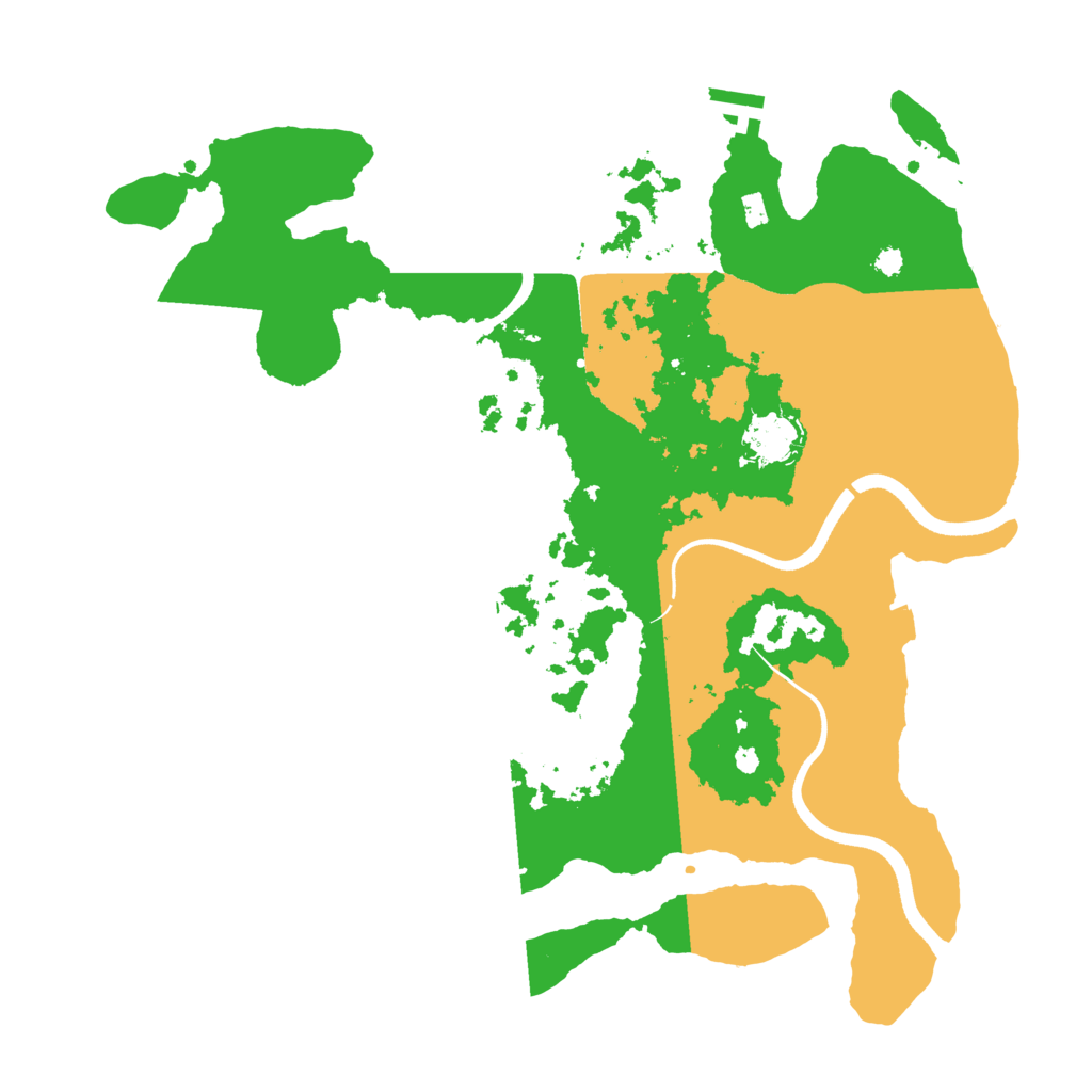 Biome Rust Map: Procedural Map, Size: 3560, Seed: 872678