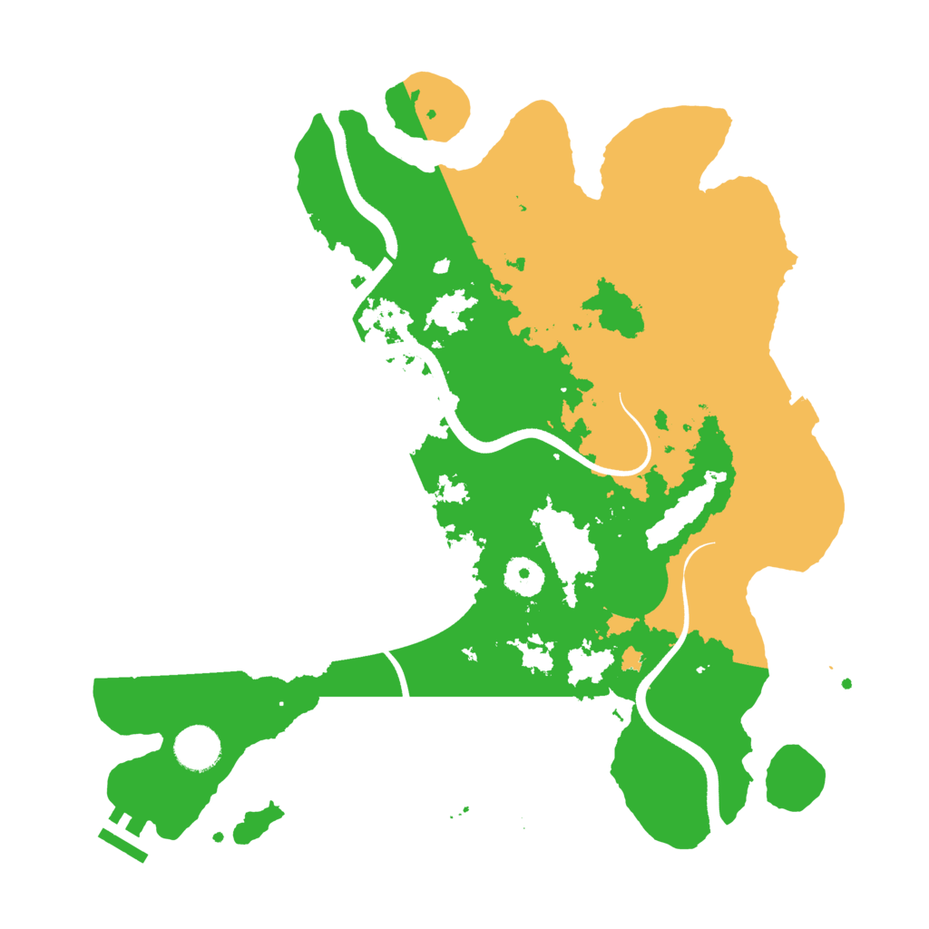 Biome Rust Map: Procedural Map, Size: 3560, Seed: 1413676